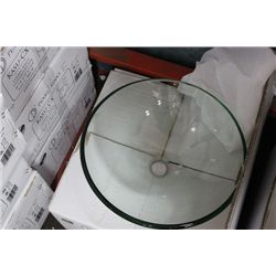 CLEAR GLASS SINK