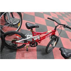 CCM 6 SPEED FULL SUSPENSION KIDS BIKE
