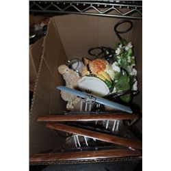 BOX OF ASST. ESTATE ORNAMENTS