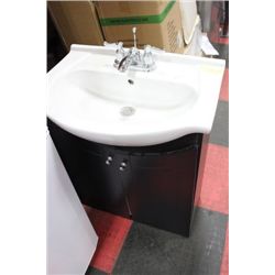 COMPLETE BATHROOM VANITY WITH SINK, FAUCET