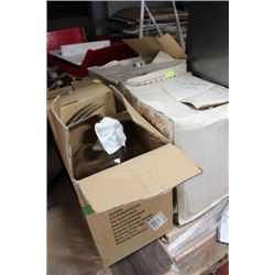 BOX OF WINE MAKING ACCESSORIES