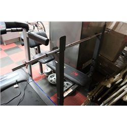 MARCY WEIGHT BENCH WITH PLATES