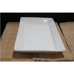 CASE OF 12 14.5" RECTANGULAR PLATES