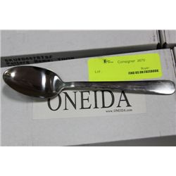 BOX 3 DOZEN ONEIDA COMMERCIAL GRADE TEASPOONS