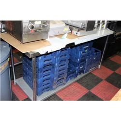 ME-08 STAINLESS STEEL WORK TABLE 30" X 72"