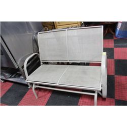 PATIO ROCKING BENCH