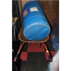 WHEEL BARROW SOLD W PLASTIC BARREL