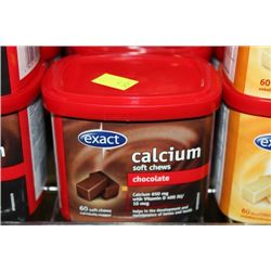 CONTAINER OF 60 CHOCOLATE CALCIUM CHEWS