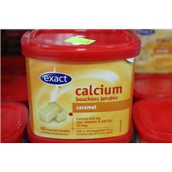 CONTAINER OF 60 CARAMEL CALCIUM CHEWS