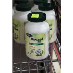 BOTTLE OF 90 FLAX SEED OIL SOFT GELS