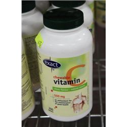 BOTTLE OF 300 VITAMIN 'C' TABLETS