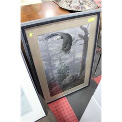 SMITH FRAMED EAGLE PRINT