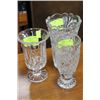 Image 1 : CRYSTAL VASES X3