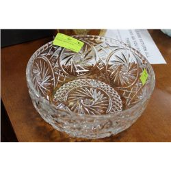 PINWHEEL CRYSTAL BOWL