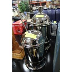 2 CERAMIC CONTAINERS