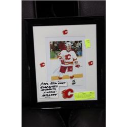 PAUL REINHART GUARANTEED AUTHENTIC AUTOGRAPHED