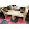 Image 1 : WICKER BENCH