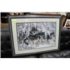 Image 1 : FRAMED WOLF PRINT