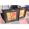 Image 1 : SHOWHOME PR OF WOOD FRAMED FLORAL PICTURES