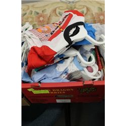 BOX OF ASST INFANT PYJAMAS, NEW ON HANGERS