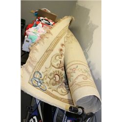 AUBUSSON AREA RUG - CREAM