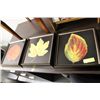 Image 1 : 3 PC SHOWHOME LEAF PICTURE SET
