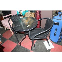 PATIO TABLE W/ 2 CHAIRS