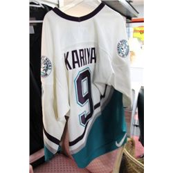 PAUL KARIYA ORGINAL ANAHEIM JERSEY