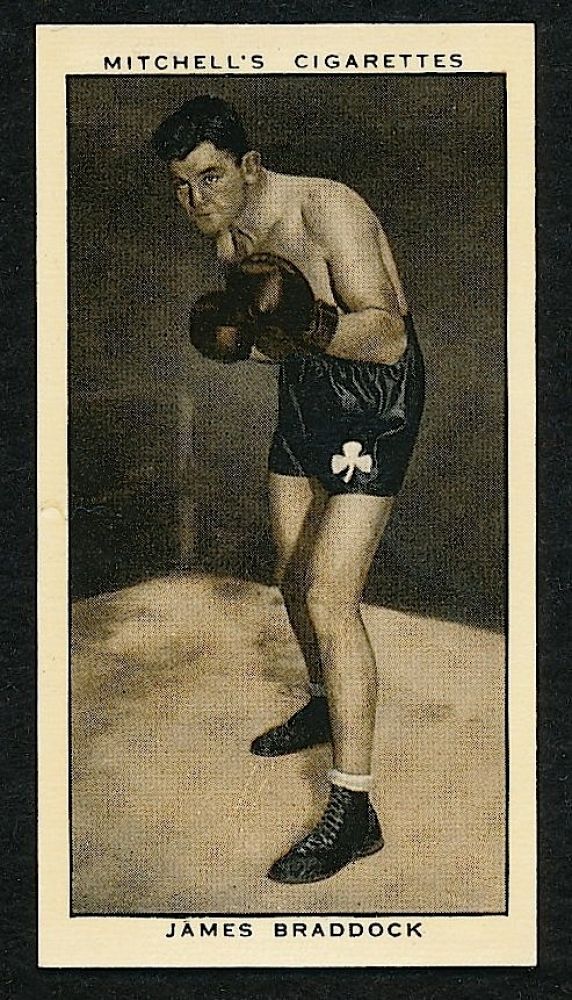1936 A Gallery of 1935 27 James J. Braddock Boxing Rookie Card