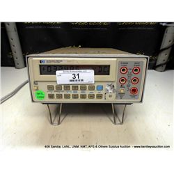 HP 3478A MULTIMETER (print sequence:) 59053