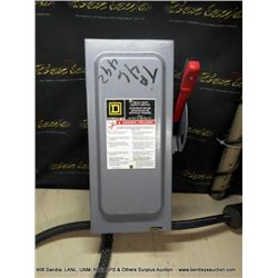 SQUARE D ELECTRICAL BOX (print sequence:) I-492