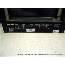 SOUTHWEST MICROWAVE 220 SYSTEM INTERFACE (print sequence:) 59600