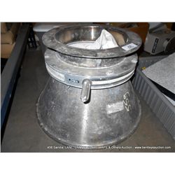 ALUMINUM GRANULATED MATERIAL FUNNEL