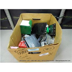 BOX: SURGE SUPPRESSORS, VIDEO SWITCHES, LENSES (print sequence:) 59572