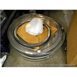 LOT: STAINLESS LIDS & RINGS