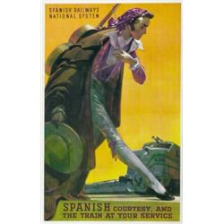ESPAÑA, RED DE FERROCARRILES....