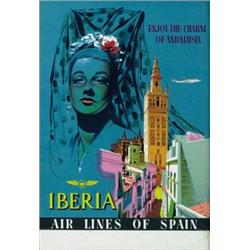 IBERIA. AIR LINES OF SPAIN....