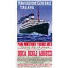 Image 1 : NAVEGAZIONE GENERALE ITALIANA PARA MONTEVIDEO Y BUENOS AIRES....