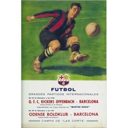 F.C. BARCELONA, PARTIDOS CONTRA EL O.F.C. KICKERS Y ODENSE....