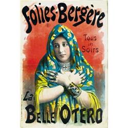 FOLIES BERGERE, LA BELLA OTERO....