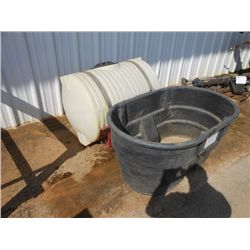 (2) PLASTIC TANKS