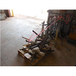 LOT MISC PIPE STANDS
