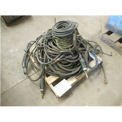 (1) PALLET MISC WELDING GUNS, LEADS