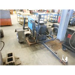 MILLER BOBCAT 225NT W/TRAILER, S/N KC200335, GAS ENGINE, METER READING 1,227 HRS