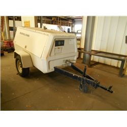 INGERSOLL-RAND AIR COMPRESSOR, MODEL P-185B-W-JD, S/N 172479U88329, JD DIESEL, PORTABLE