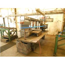 HE&M MODEL CYCLONE MANUAL BANDSAW, S/N 946806, ELECTRIC