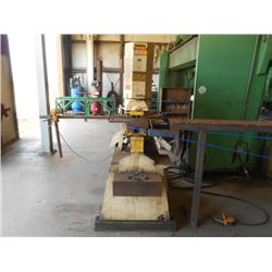 GEKA MODEL HYRACROP 80S IRONWORKER, S/N 6876, EQUIPPED W/HYD80-2-0 TUBE NOTCHING ATTACHMENT