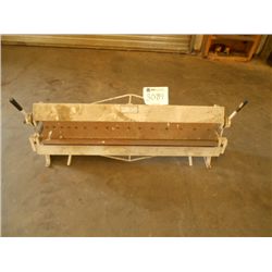 4' METAL BREAK, S/N 876