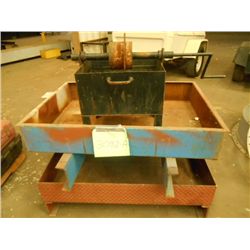 (2) METAL CONTAINERS