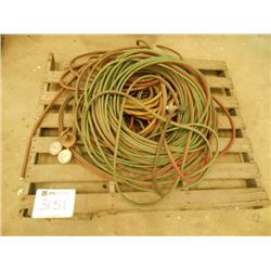 (1) PALLET MISC OXYGEN, ACETYLENE HOSES